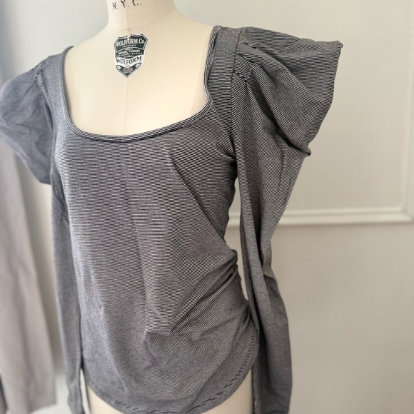 Free People Gray, Blue, and Pink Blouse Set - Picture 8 of 16